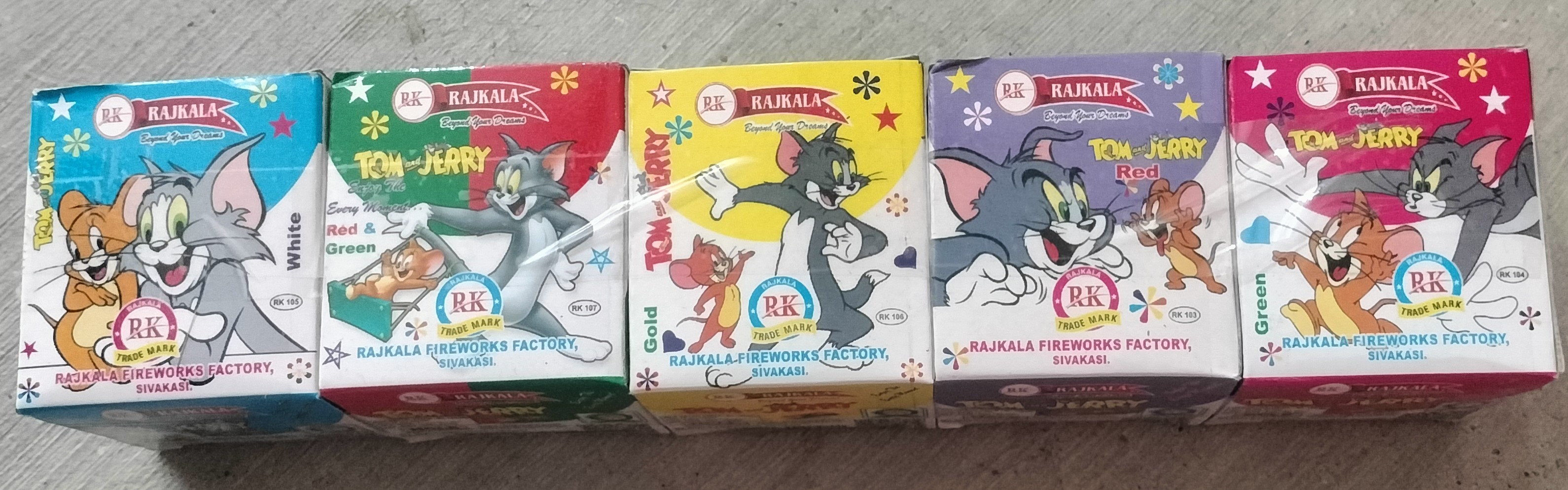 tom & jerry (5pcs)