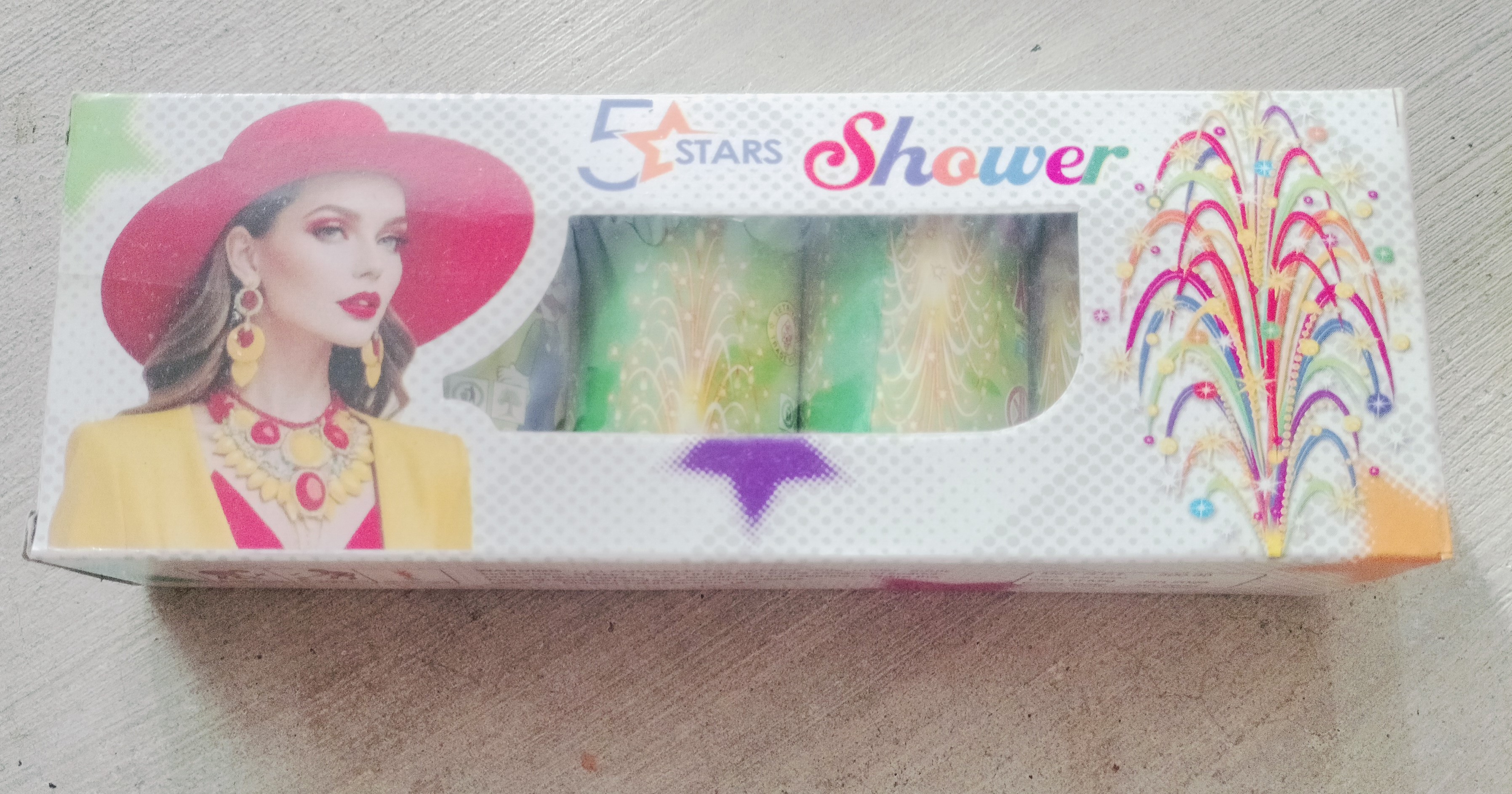 5 stars shower (5pcs)