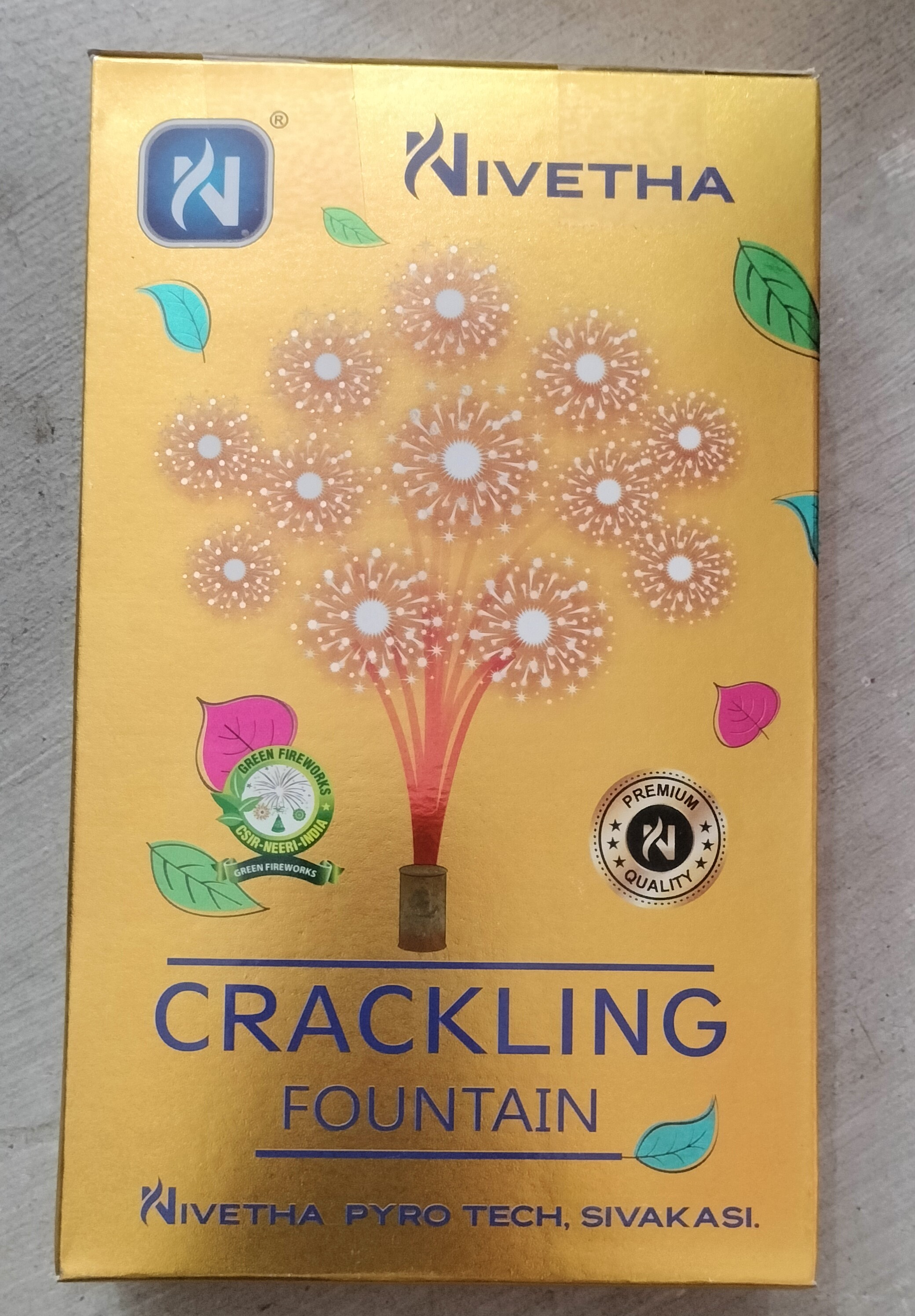 crackling fountain (3pcs)